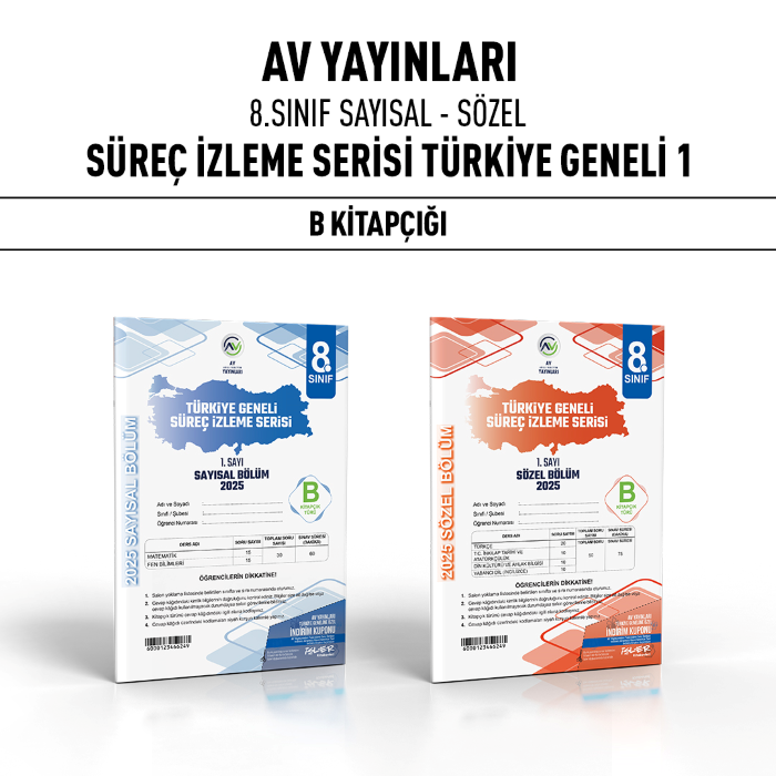 AV 08.SINIF TÜRKİYE GENELİ SAY/SÖZ 1-B - 25-26